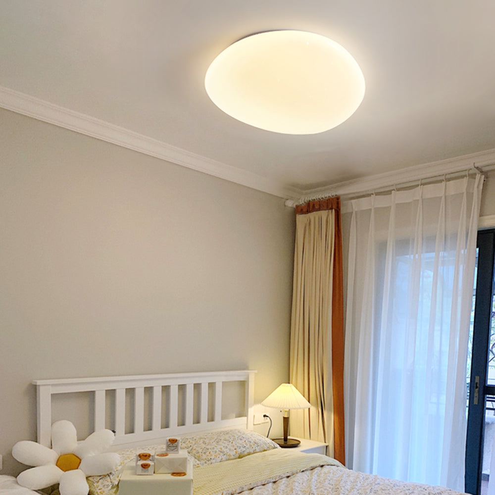 Quinn Flush Mount Ceiling Light, Pebbles Shape