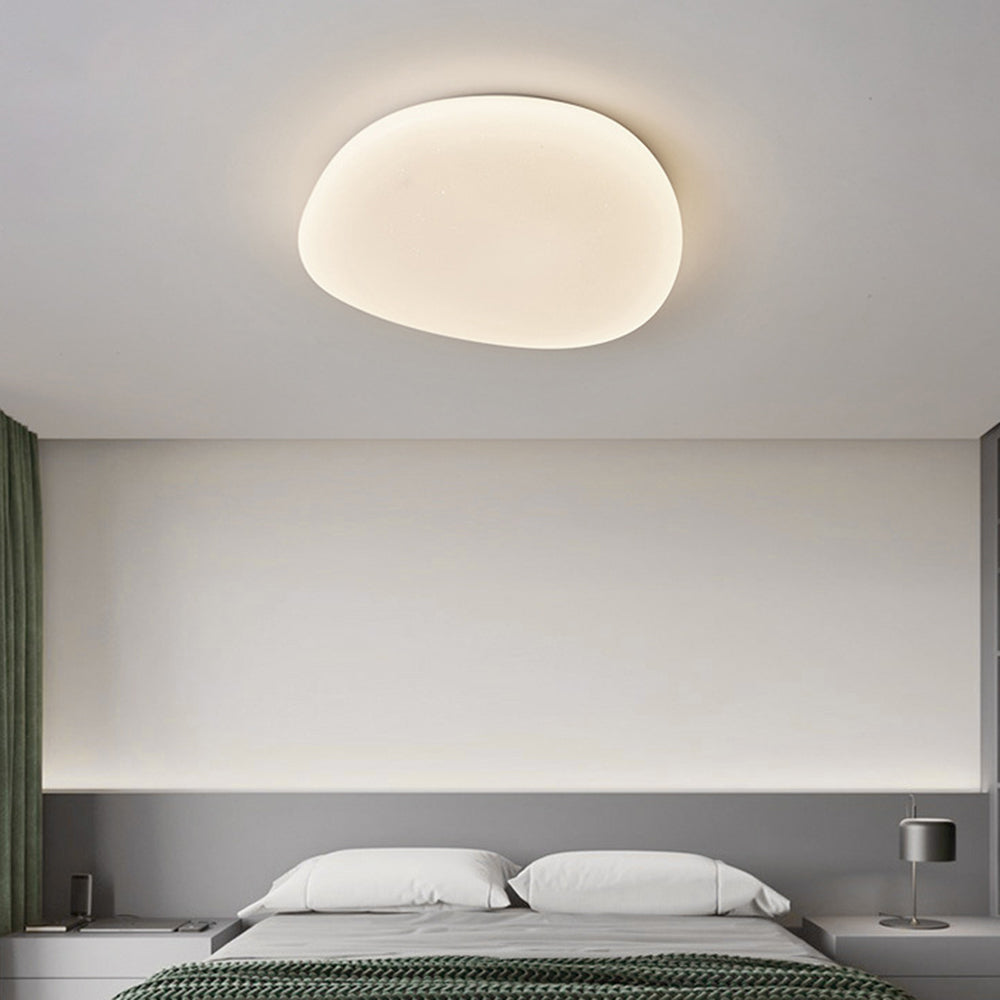 Quinn Flush Mount Ceiling Light, Pebbles Shape