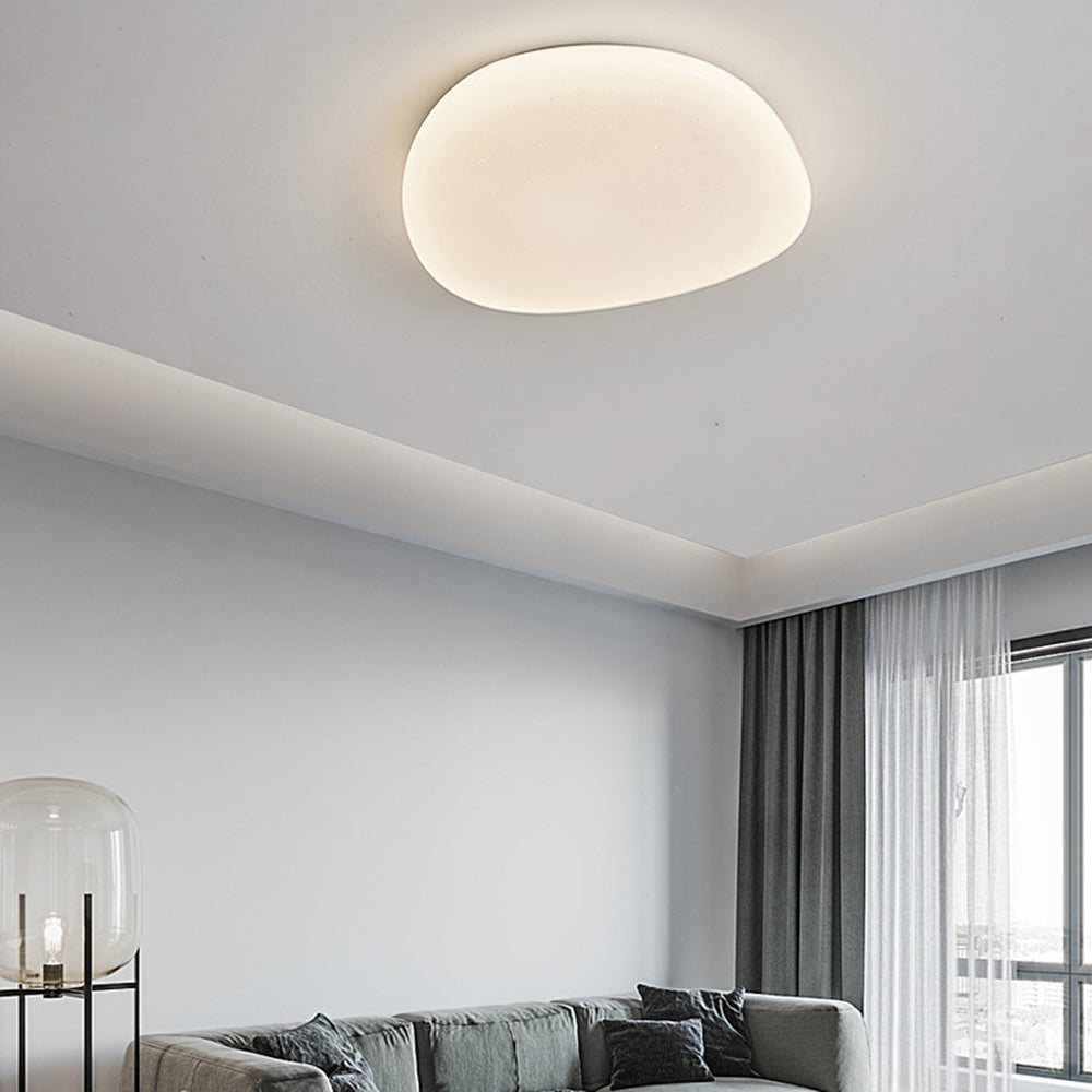 Quinn Flush Mount Ceiling Light, Pebbles Shape