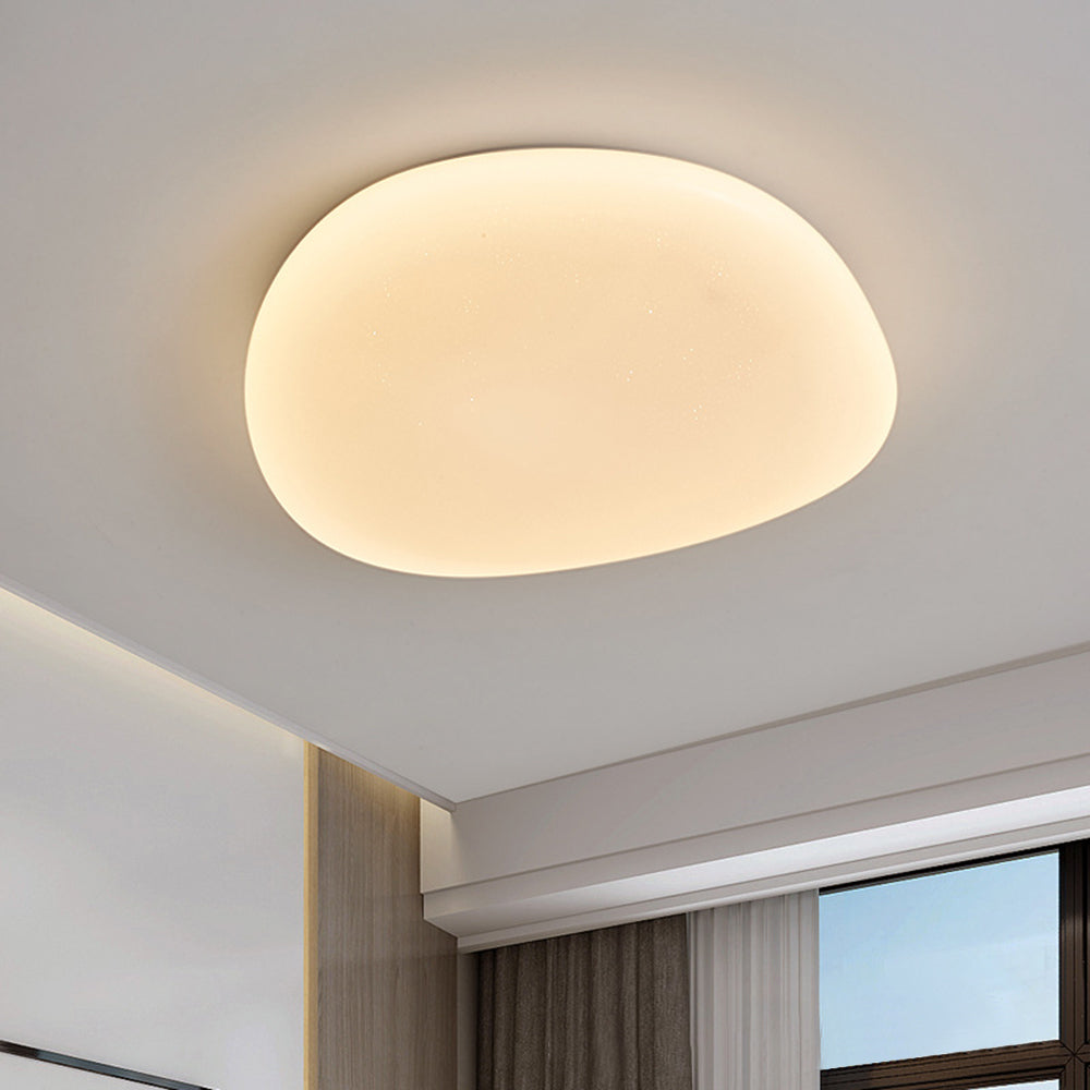 Quinn Flush Mount Ceiling Light, Pebbles Shape