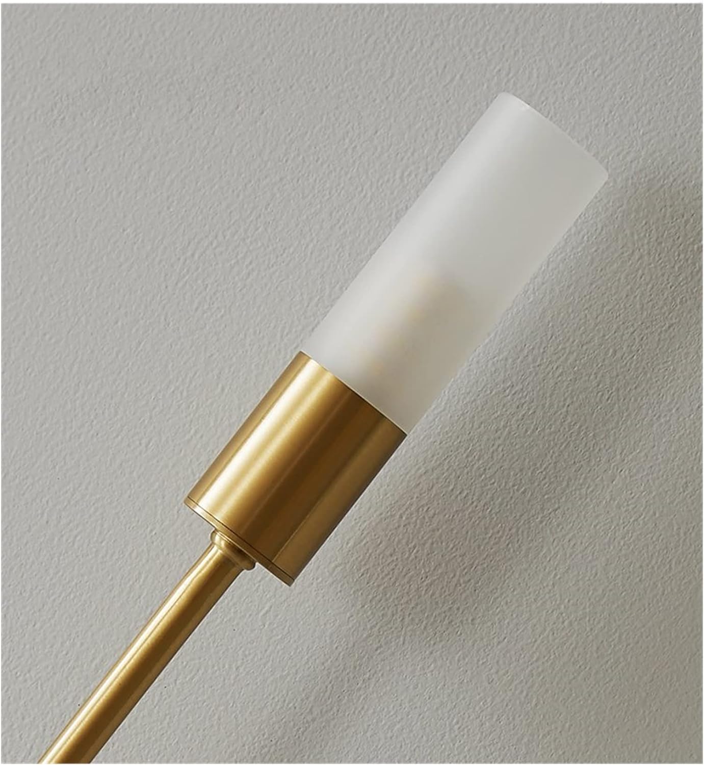 Meza Modern 2 Light Wall Sconce for Bedeside, Stick, Gold