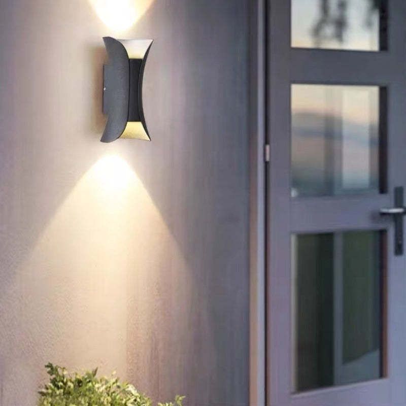 Orr Curved Outdoor Wall Mounted Led Lights